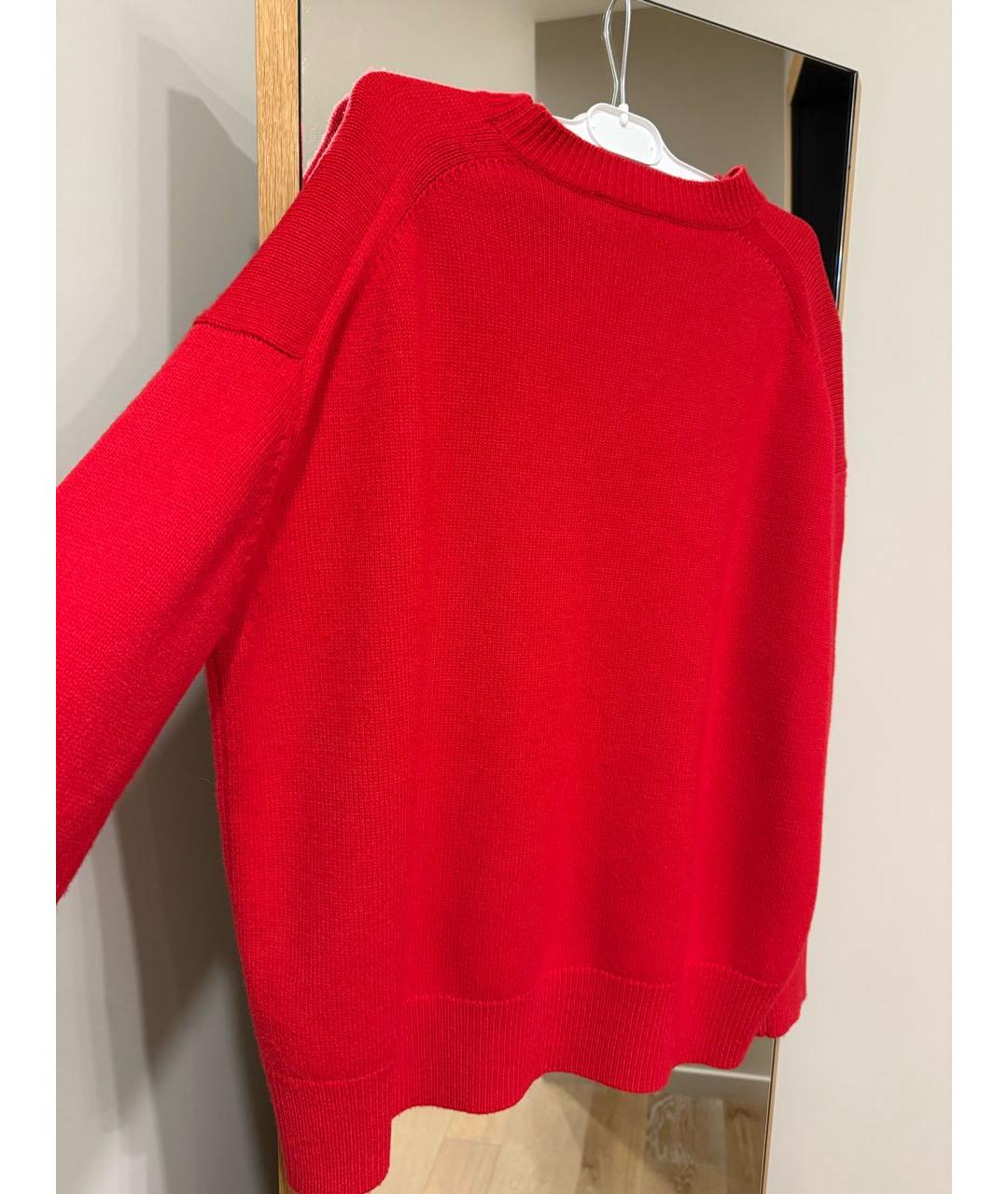 12 STOREEZ Красный шерстяной джемпер / свитер, фото 7