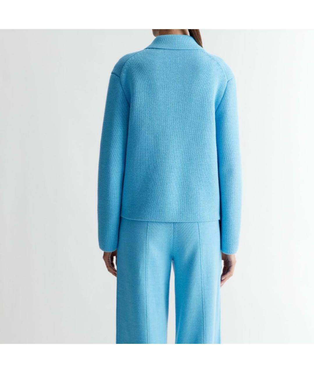 12 STOREEZ Голубой хлопковый жакет/пиджак, фото 2