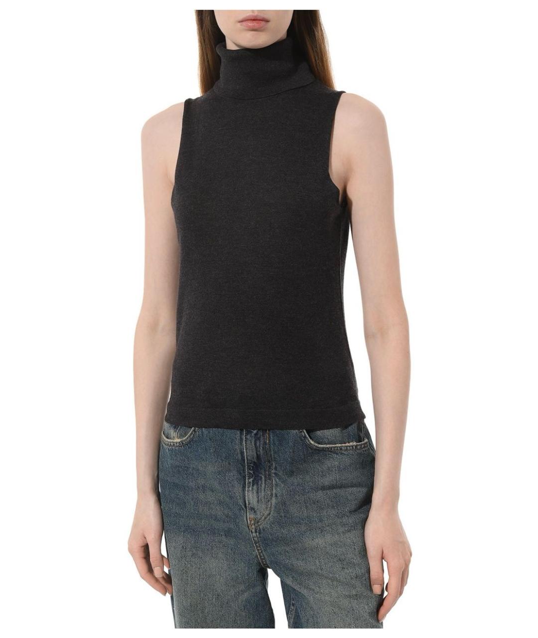 PERVERT Серый кашемировый джемпер / свитер, фото 3