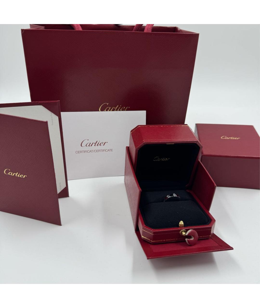 CARTIER Серебряное кольцо из белого золота, фото 2