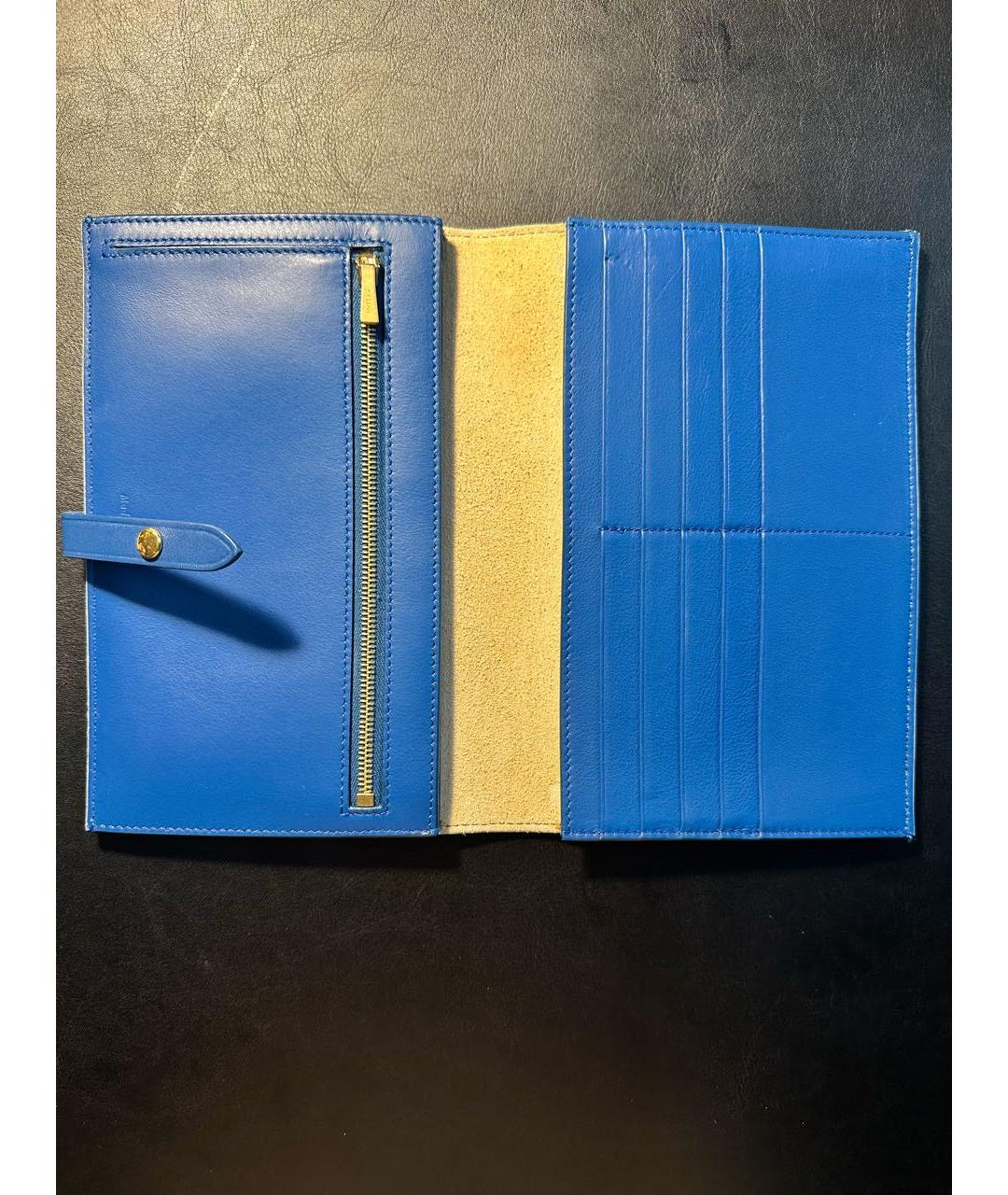 CELINE Белый кожаный кошелек, фото 3