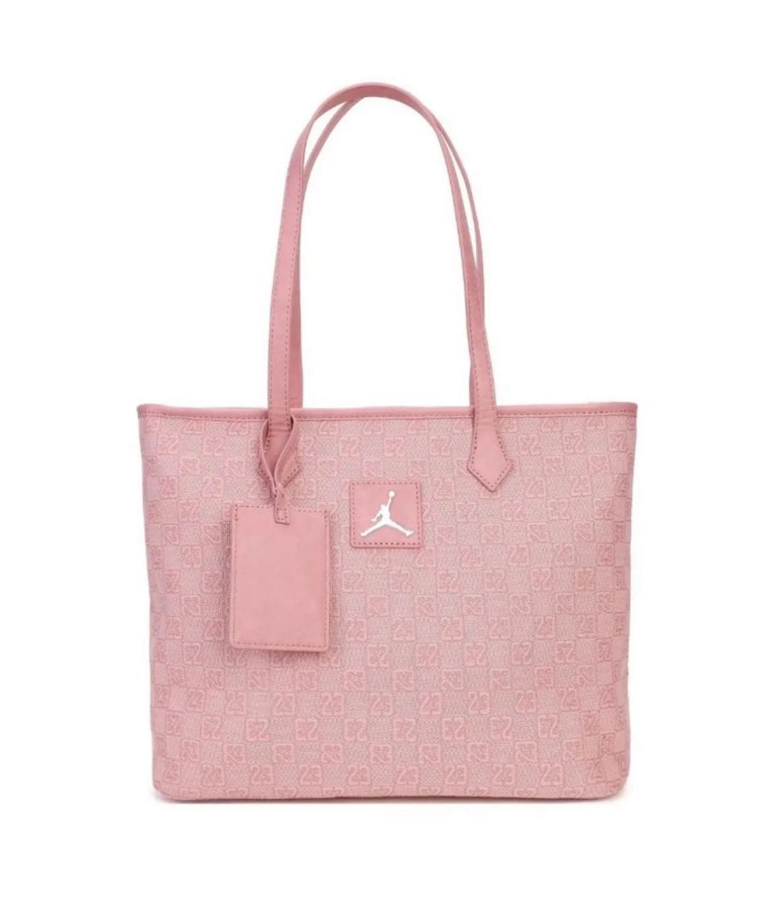 JORDAN Розовая сумка тоут, фото 9