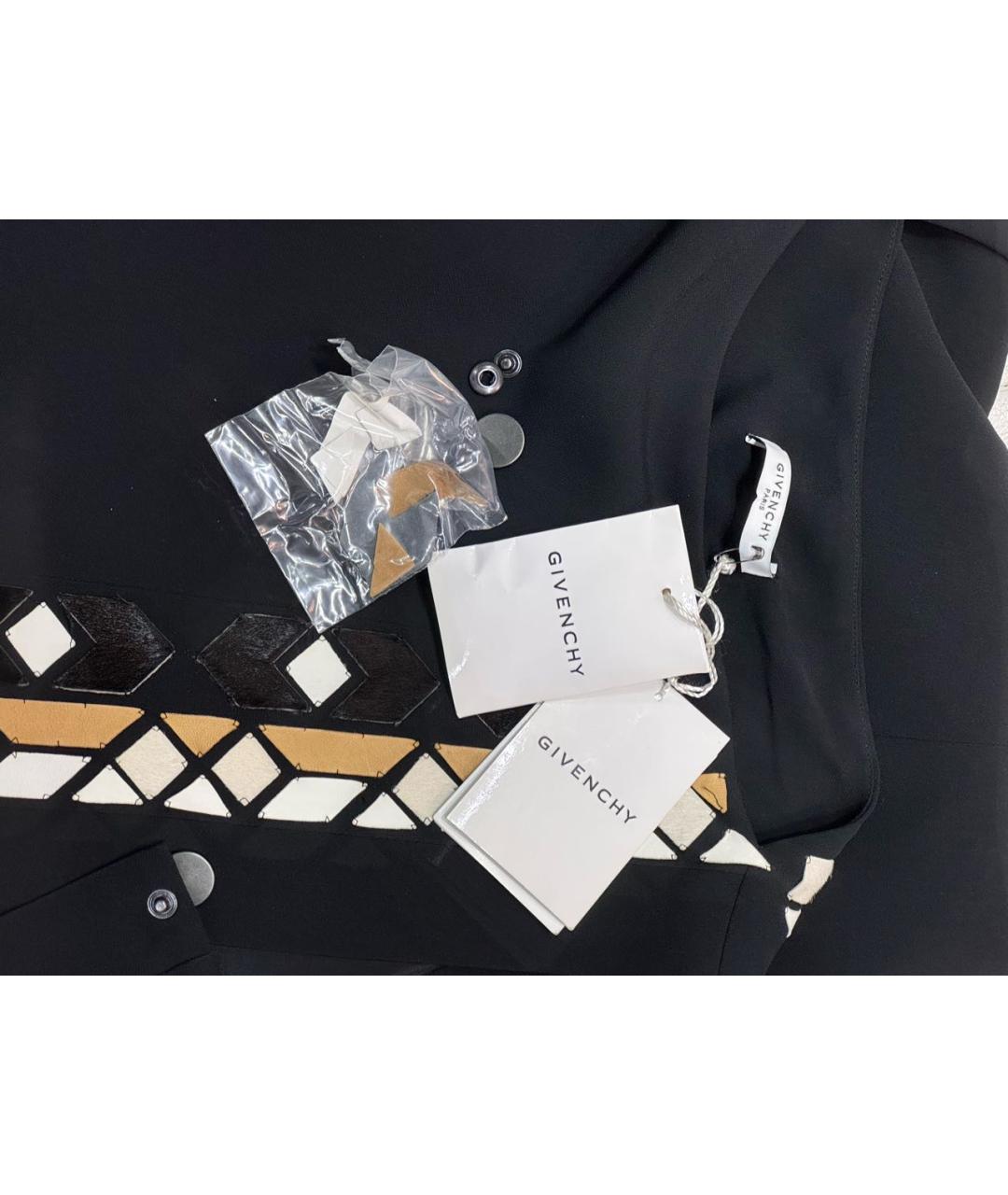 GIVENCHY Черное вискозное коктейльное платье, фото 6