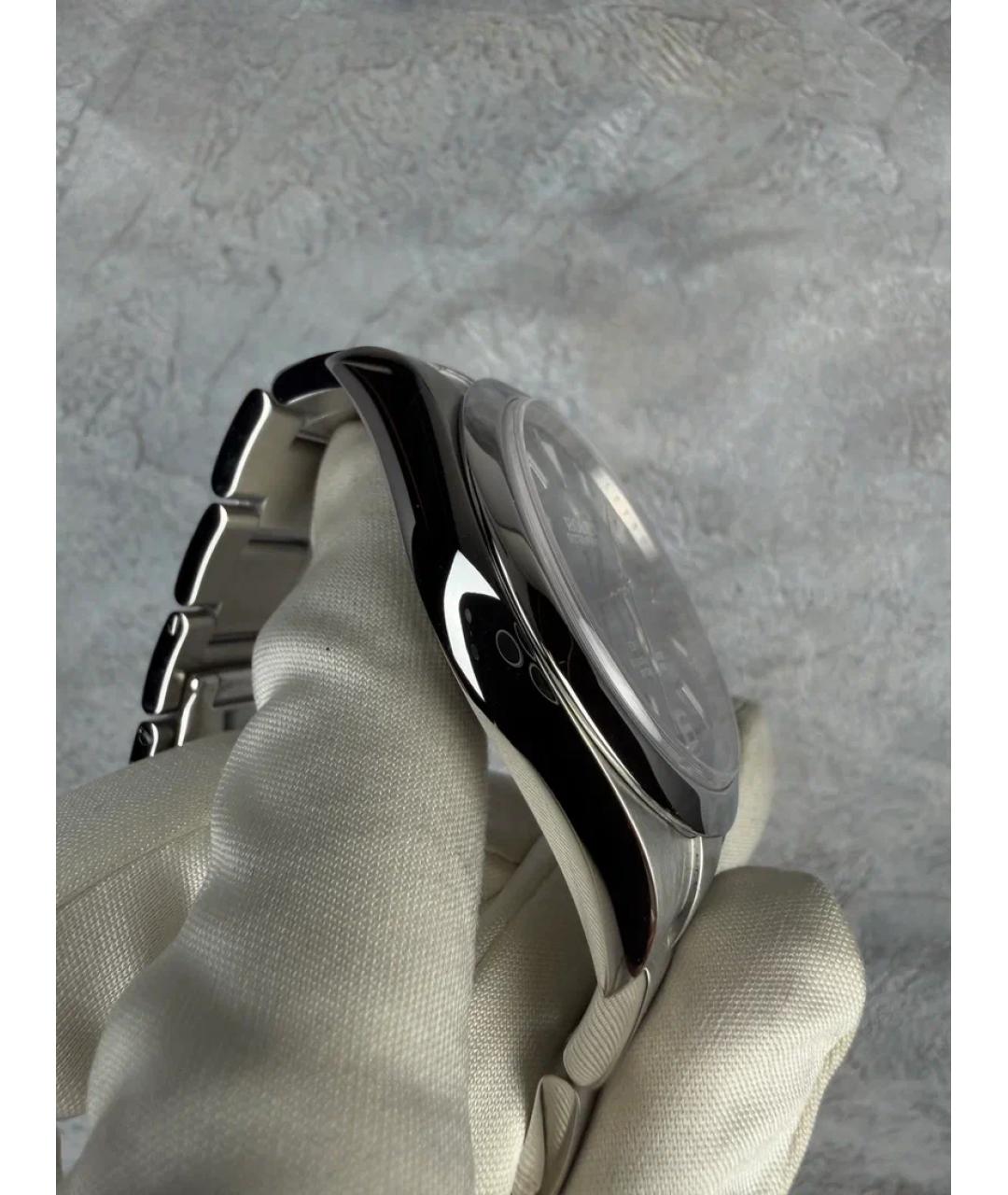 ROLEX Черные металлические часы, фото 4