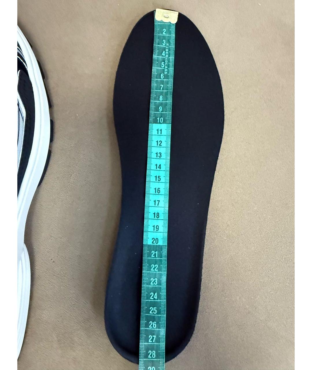 CHRISTIAN DIOR Черные текстильные низкие кроссовки / кеды, фото 8