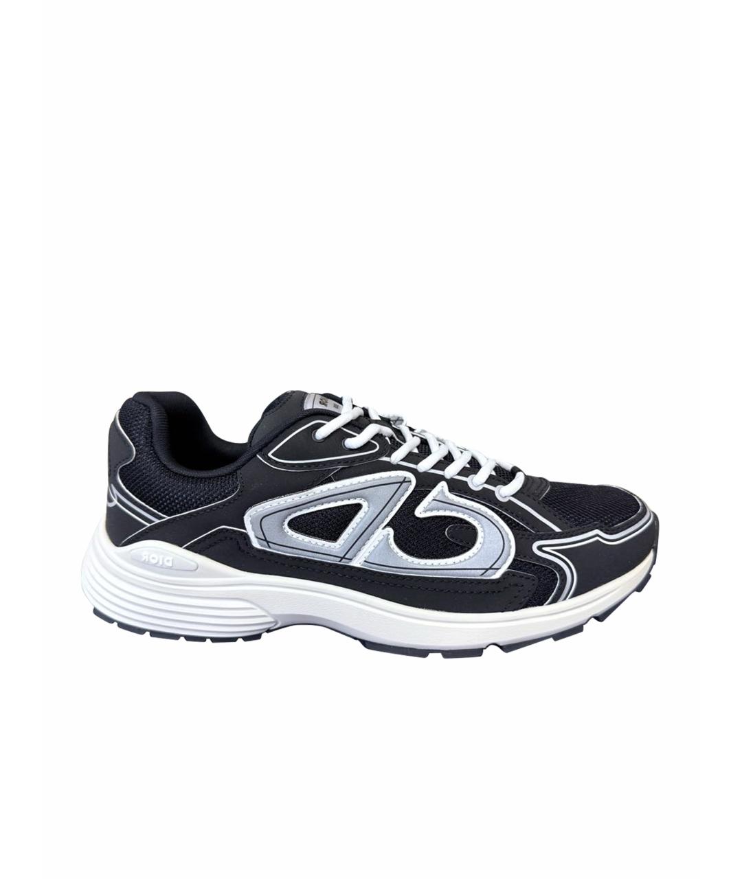 CHRISTIAN DIOR Черные текстильные низкие кроссовки / кеды, фото 10