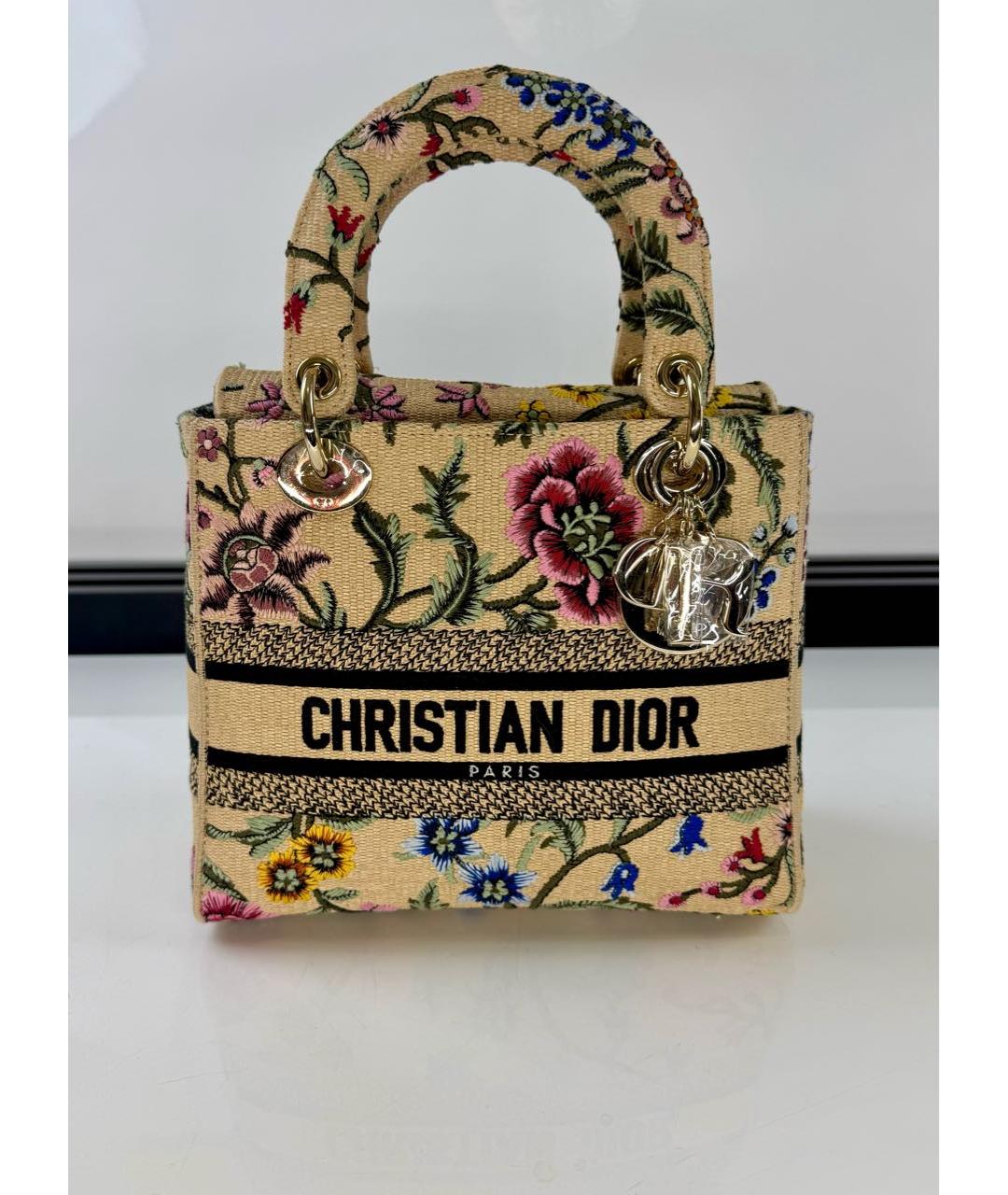 CHRISTIAN DIOR Мульти жаккардовая сумка с короткими ручками, фото 9