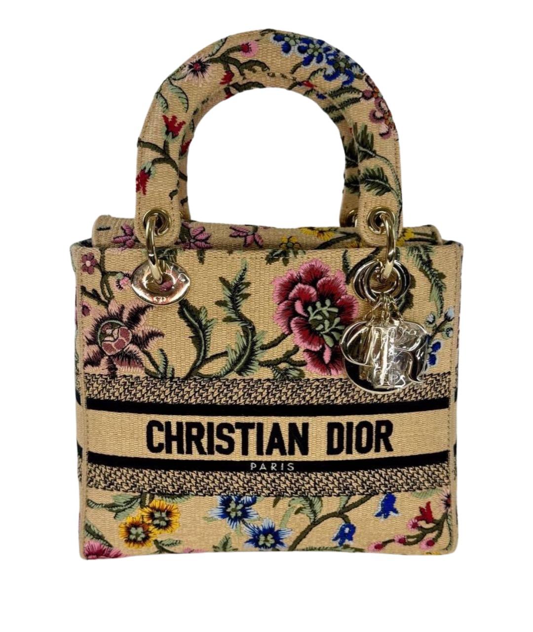 CHRISTIAN DIOR Мульти жаккардовая сумка с короткими ручками, фото 1