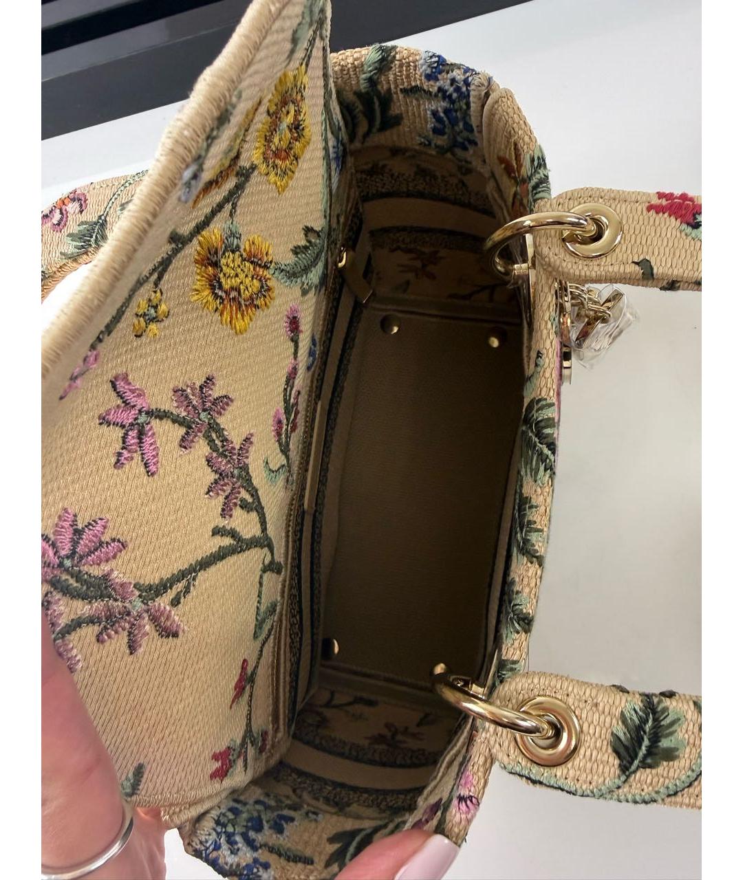 CHRISTIAN DIOR Мульти жаккардовая сумка с короткими ручками, фото 4