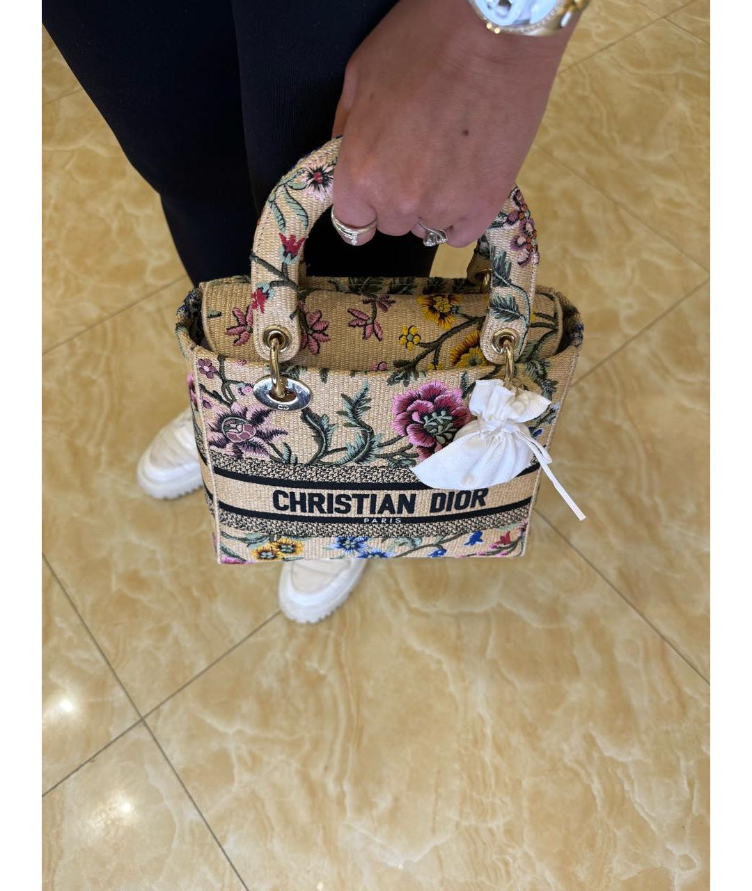 CHRISTIAN DIOR Мульти жаккардовая сумка с короткими ручками, фото 8