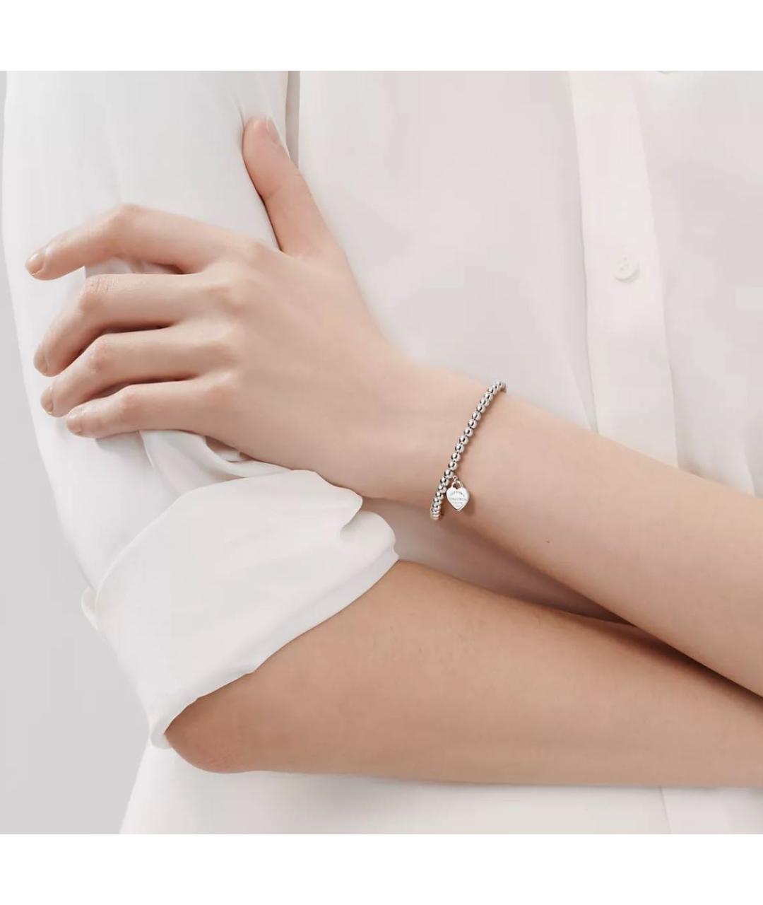 TIFFANY&CO Серебрянный серебряный браслет, фото 2
