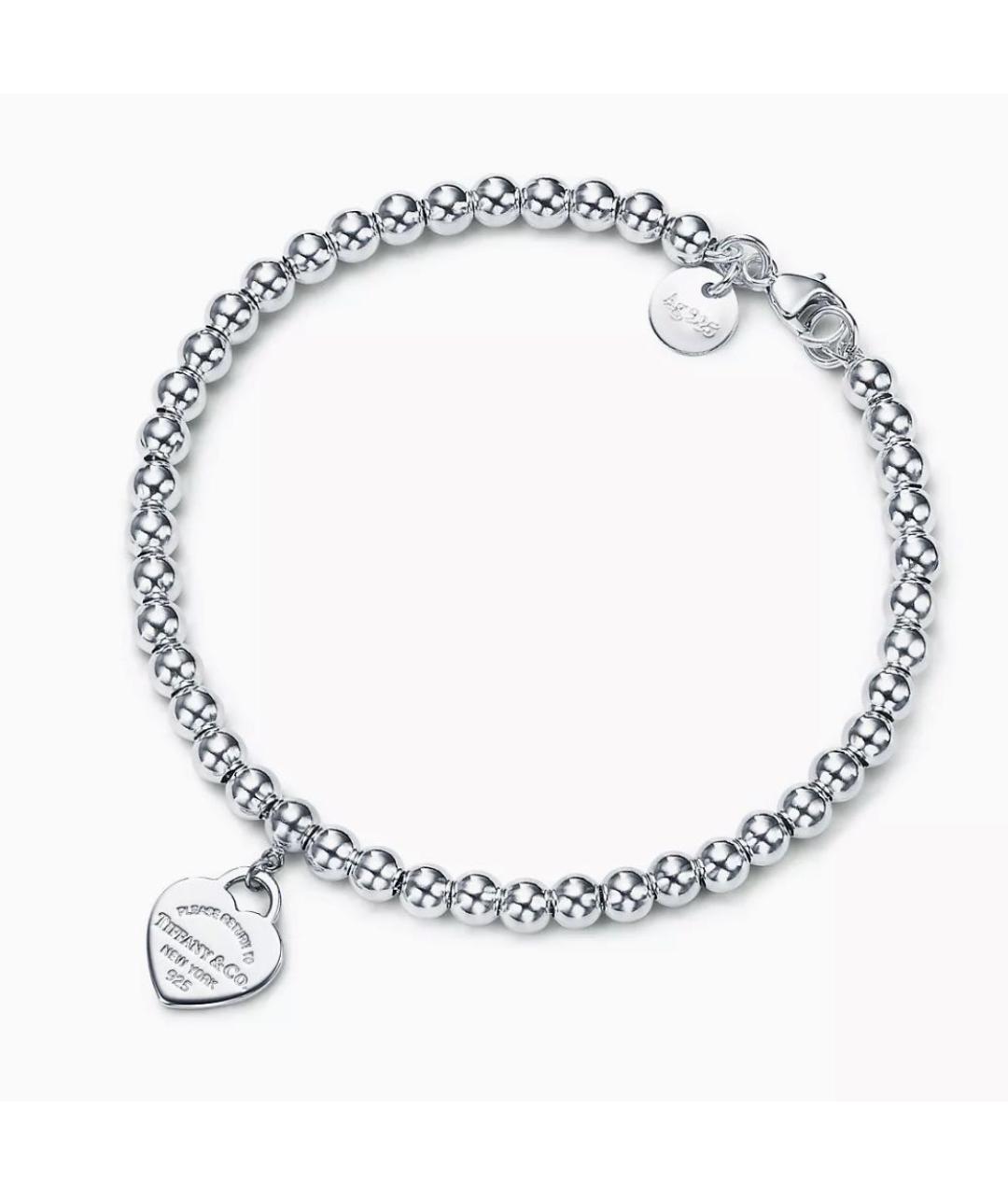 TIFFANY&CO Серебрянный серебряный браслет, фото 4