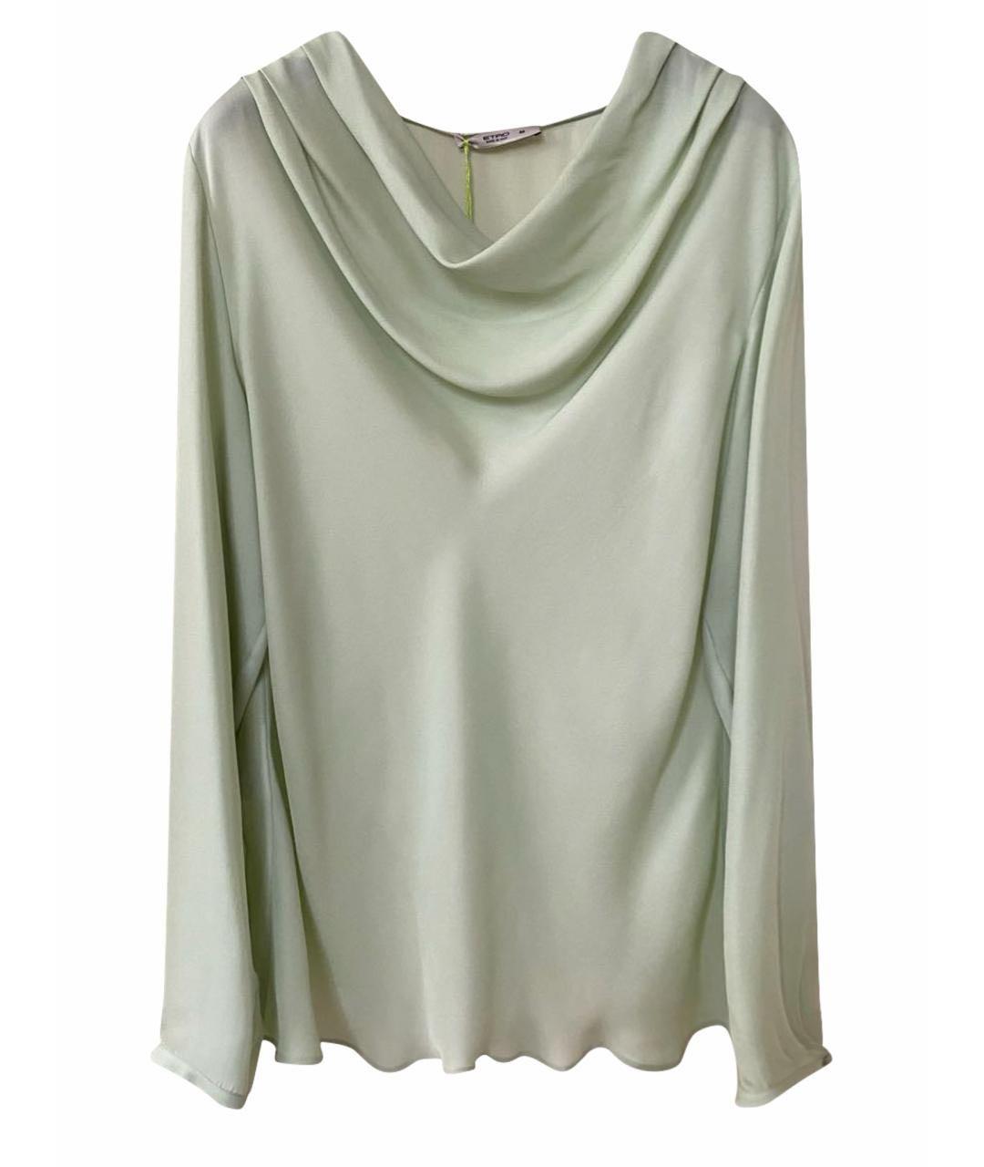 ETRO Зеленая шелковая блузы, фото 1