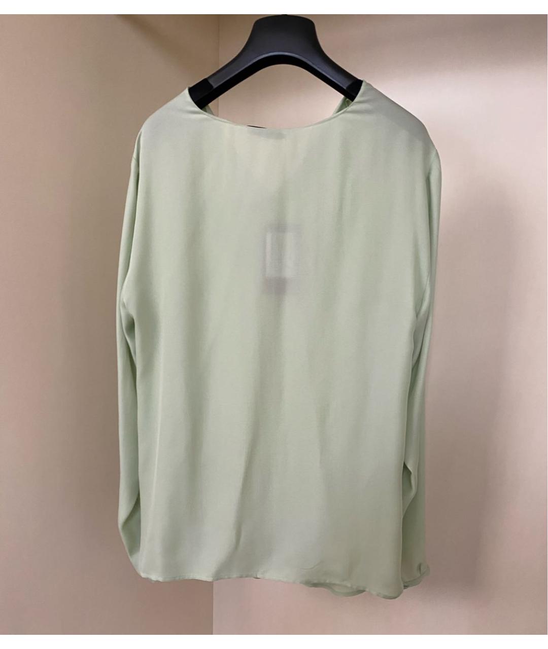 ETRO Зеленая шелковая блузы, фото 8