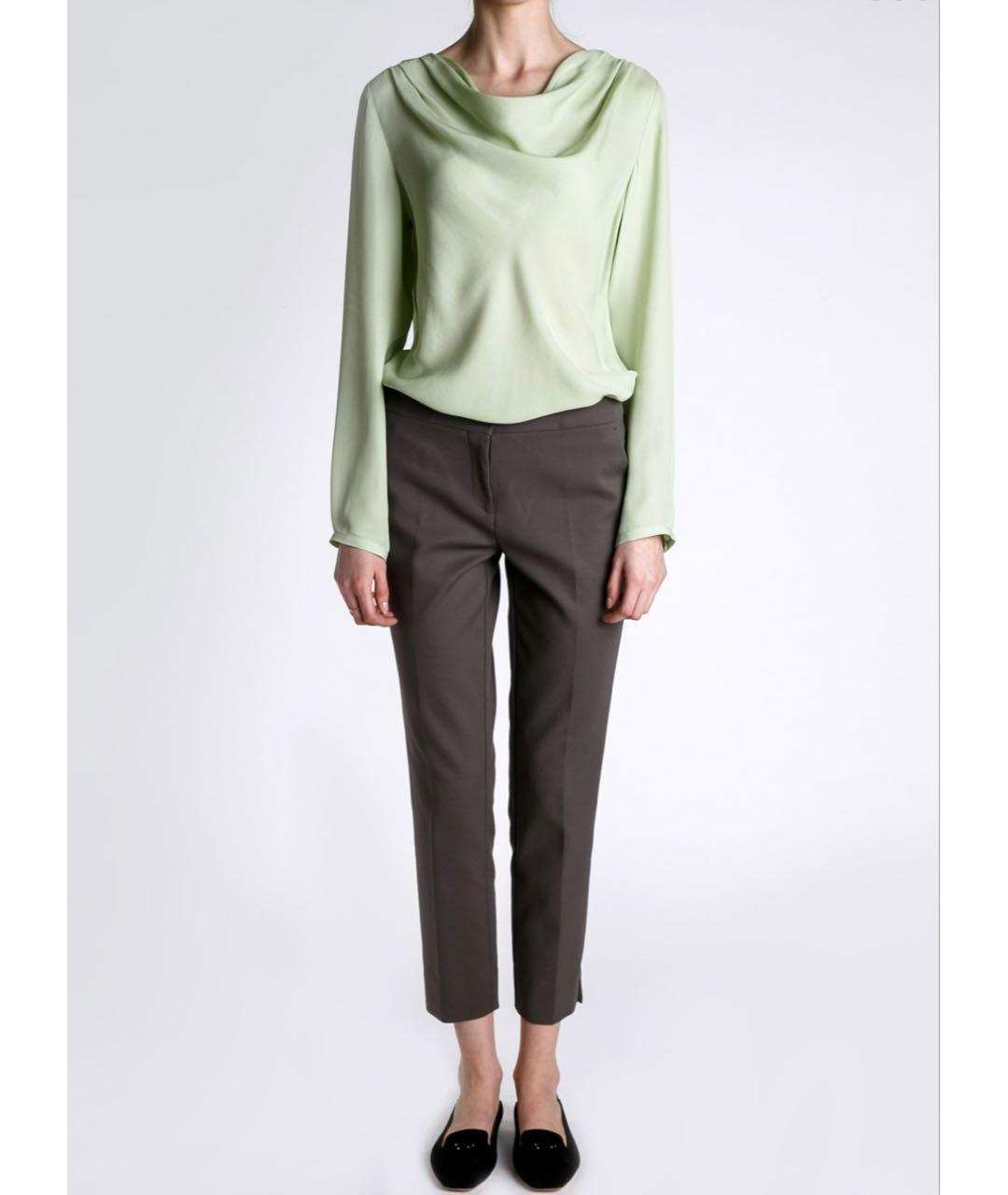 ETRO Зеленая шелковая блузы, фото 4