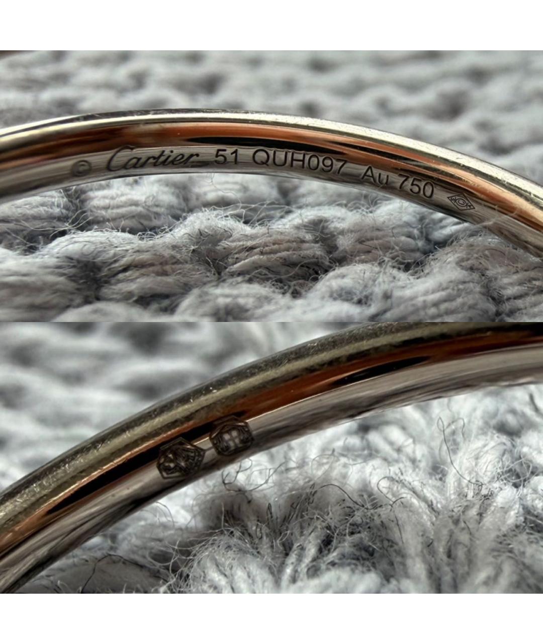 CARTIER Серебряное кольцо из белого золота, фото 5