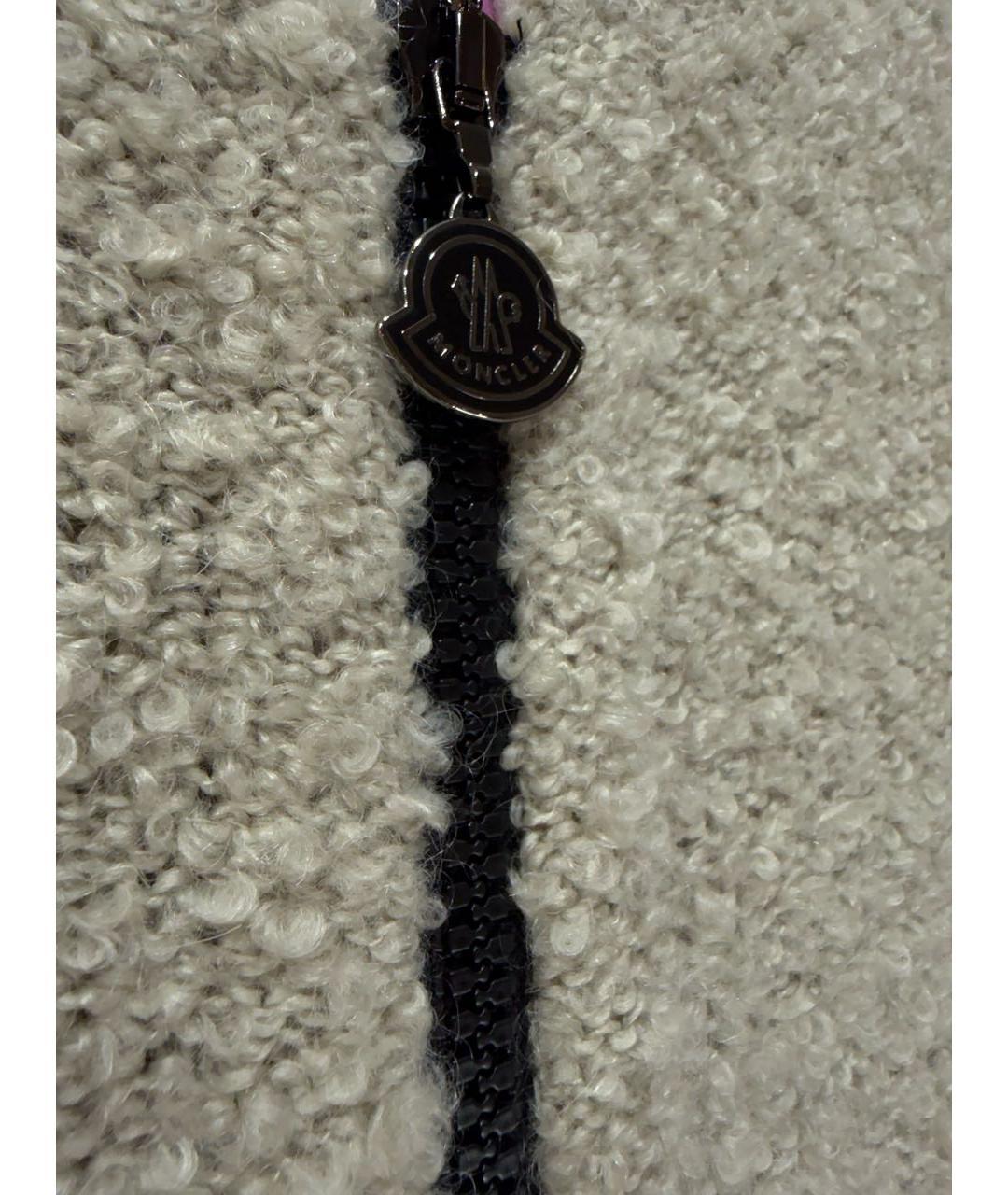 MONCLER Бежевая шерстяная жилетка, фото 3