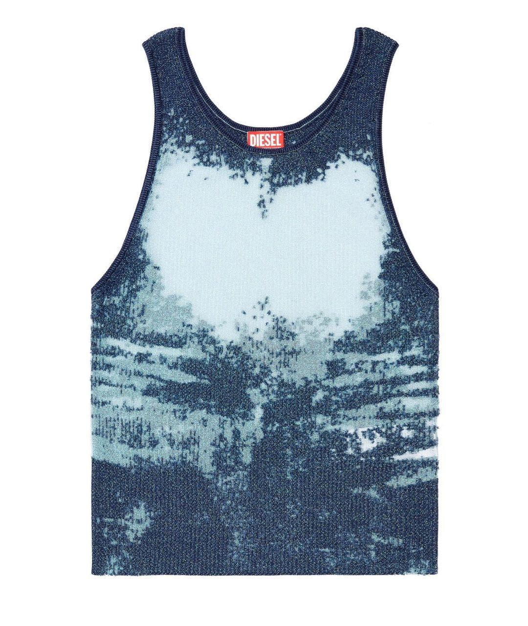 DIESEL Синяя майка, фото 1