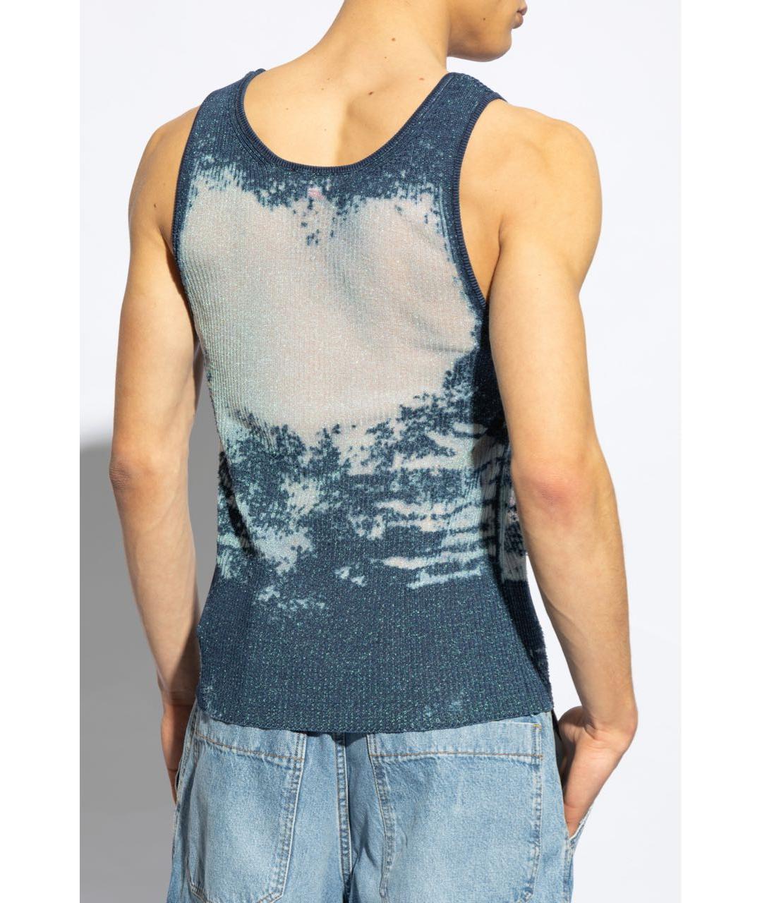 DIESEL Синяя майка, фото 4