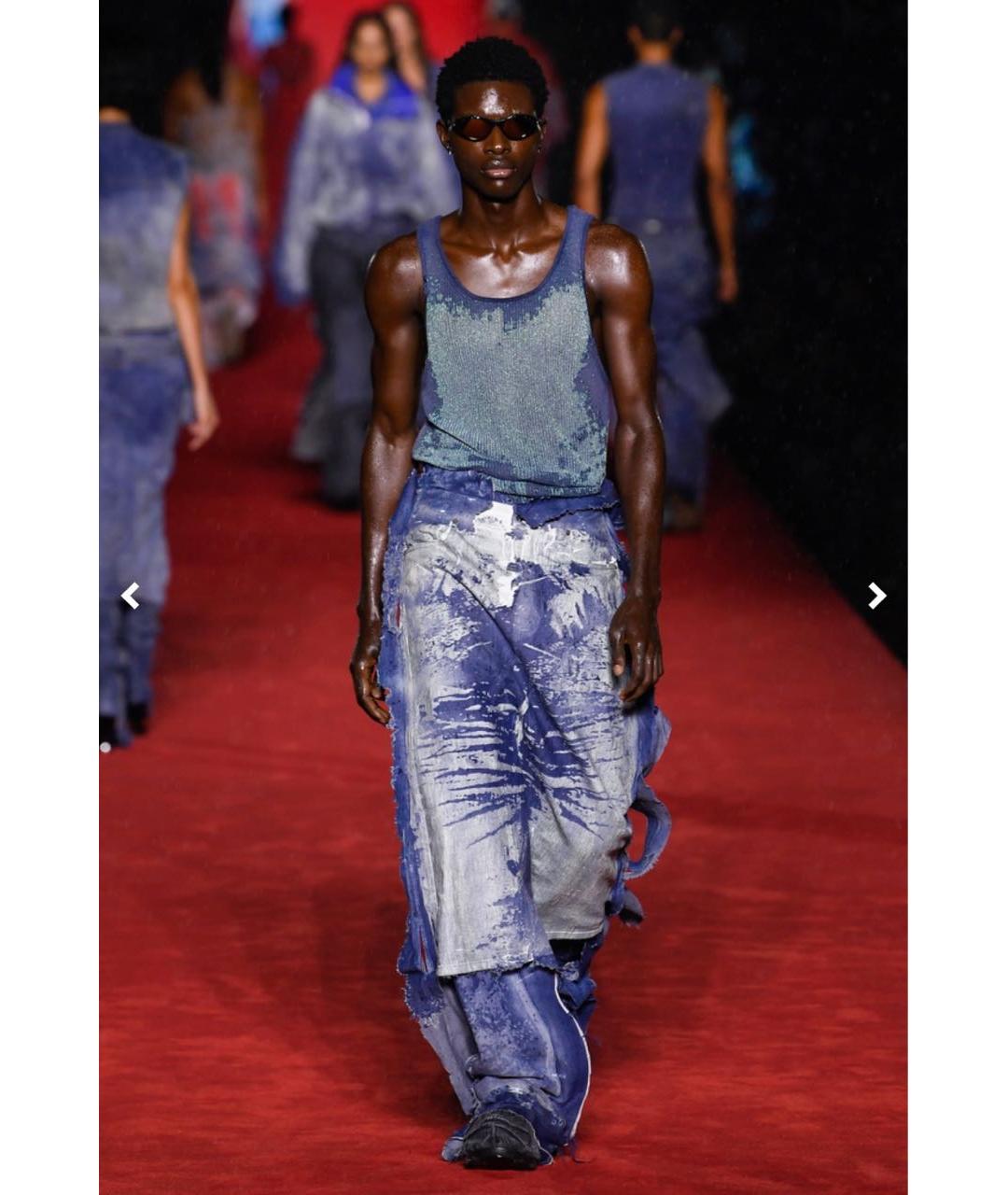 DIESEL Синяя майка, фото 2