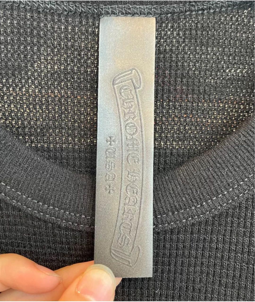 CHROME HEARTS Черная футболка, фото 3