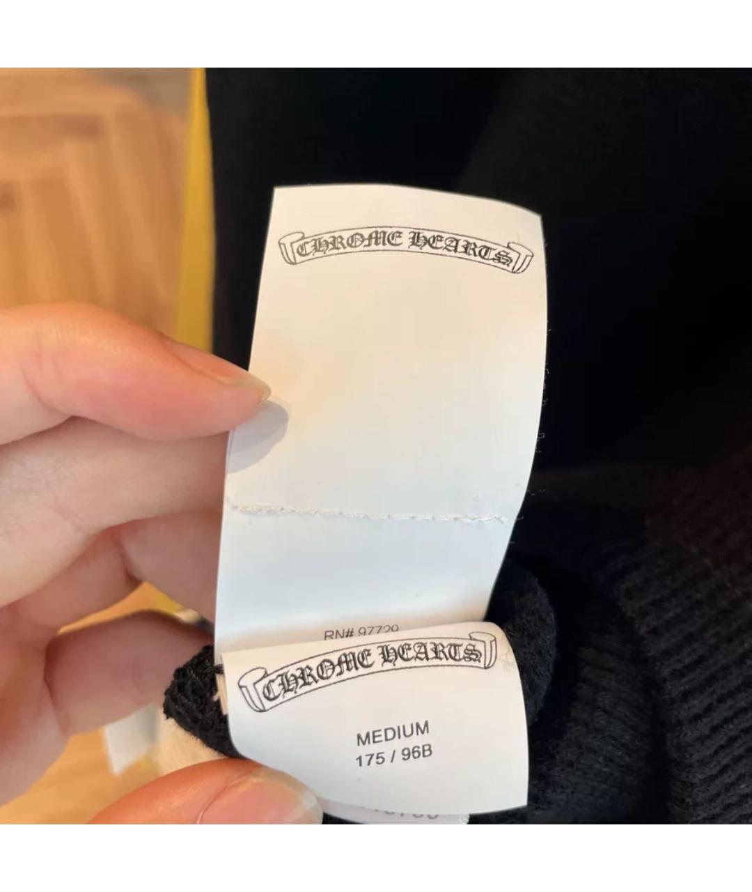 CHROME HEARTS Черная футболка, фото 5