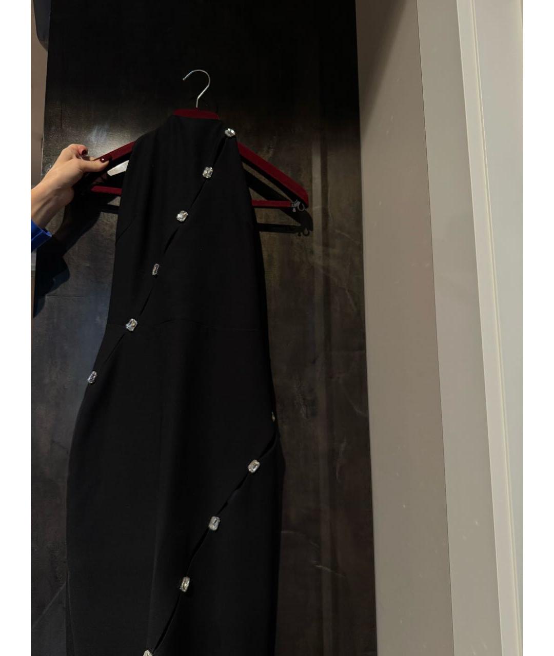 RASARIO Черное креповое вечернее платье, фото 3