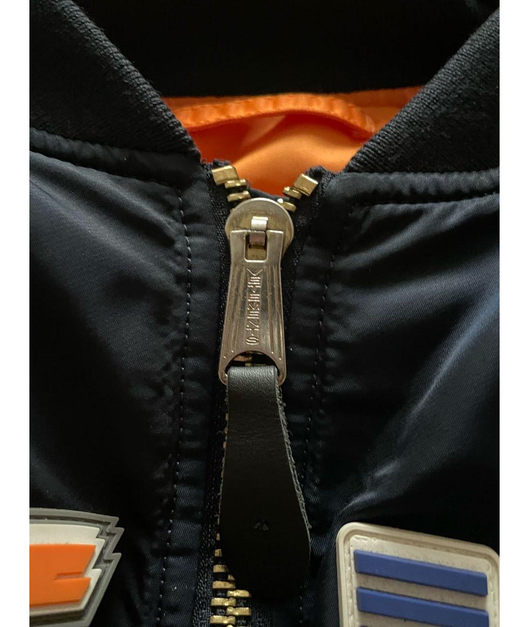 VETEMENTS Темно-синяя полиамидовая куртка, фото 4