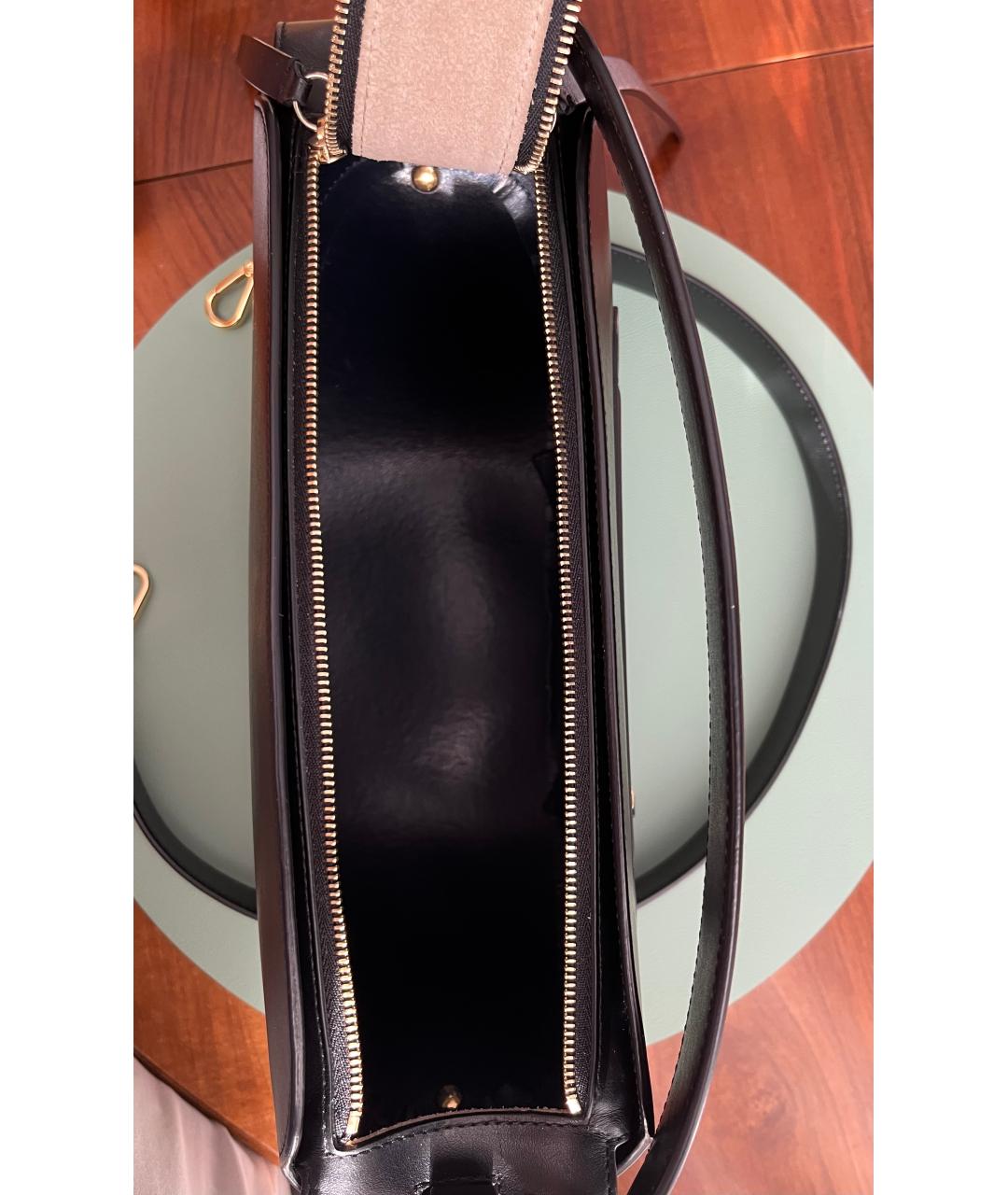 WANDLER Черная кожаная сумка через плечо, фото 4