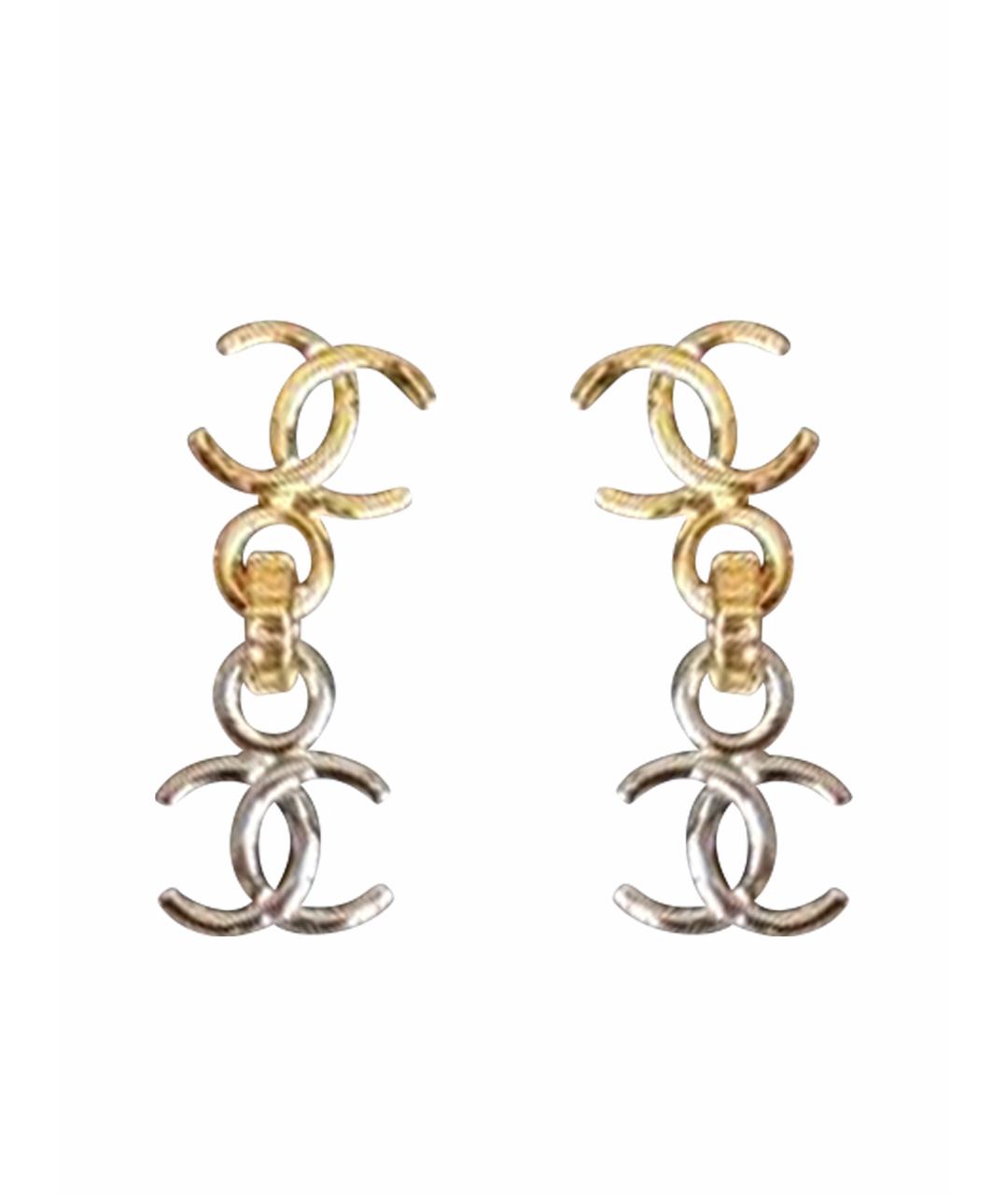 CHANEL Мульти металлические серьги, фото 1