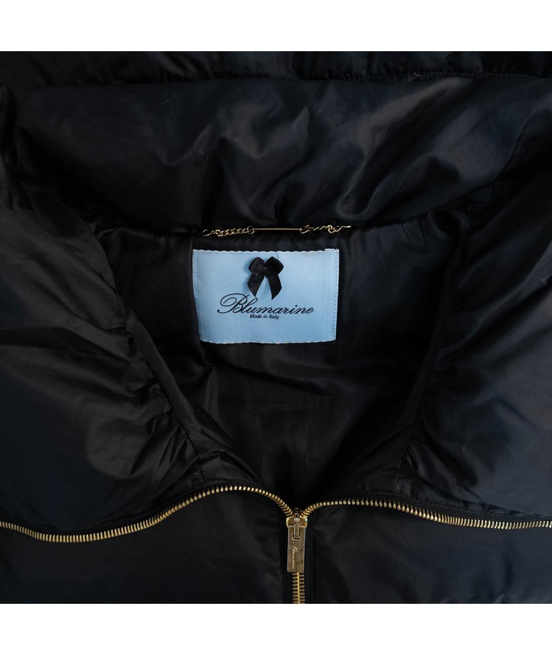 BLUMARINE Черная полиамидовая куртка, фото 3