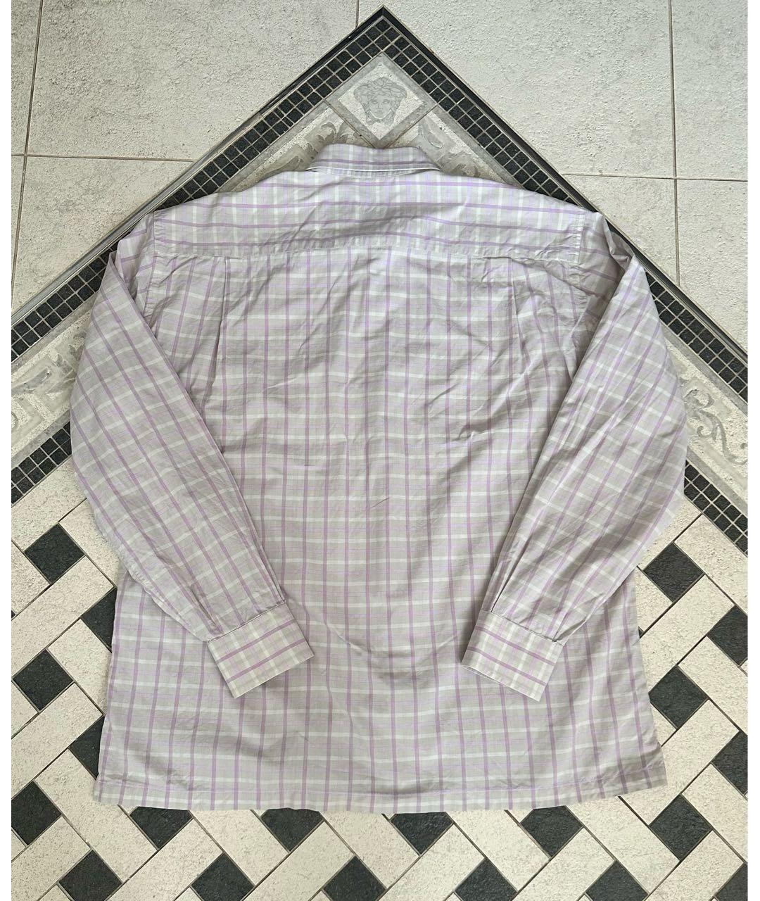 BRIONI Розовая хлопковая кэжуал рубашка, фото 2