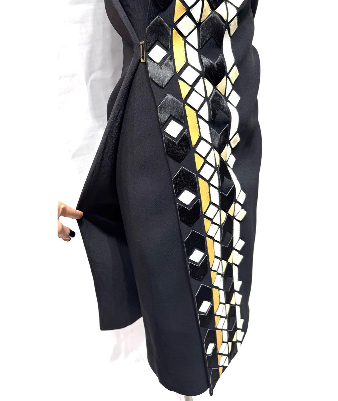 GIVENCHY Черное вискозное коктейльное платье, фото 2