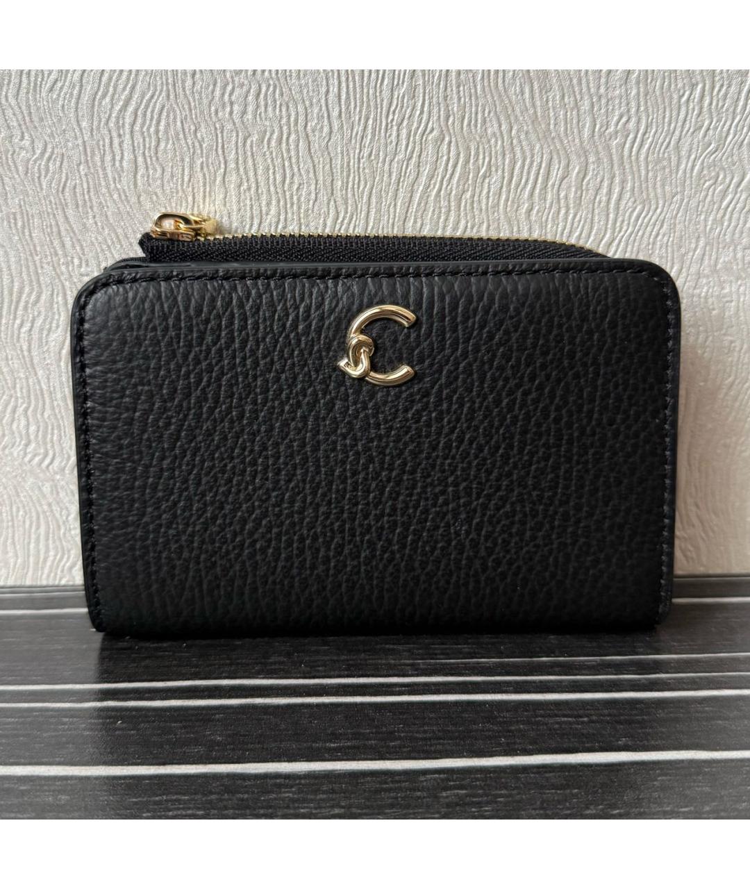 COCCINELLE Черный кожаный кошелек, фото 7