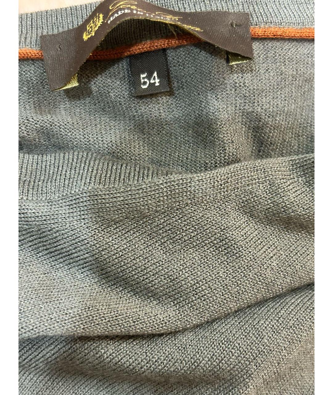 LORO PIANA Антрацитовый кашемировый джемпер / свитер, фото 6