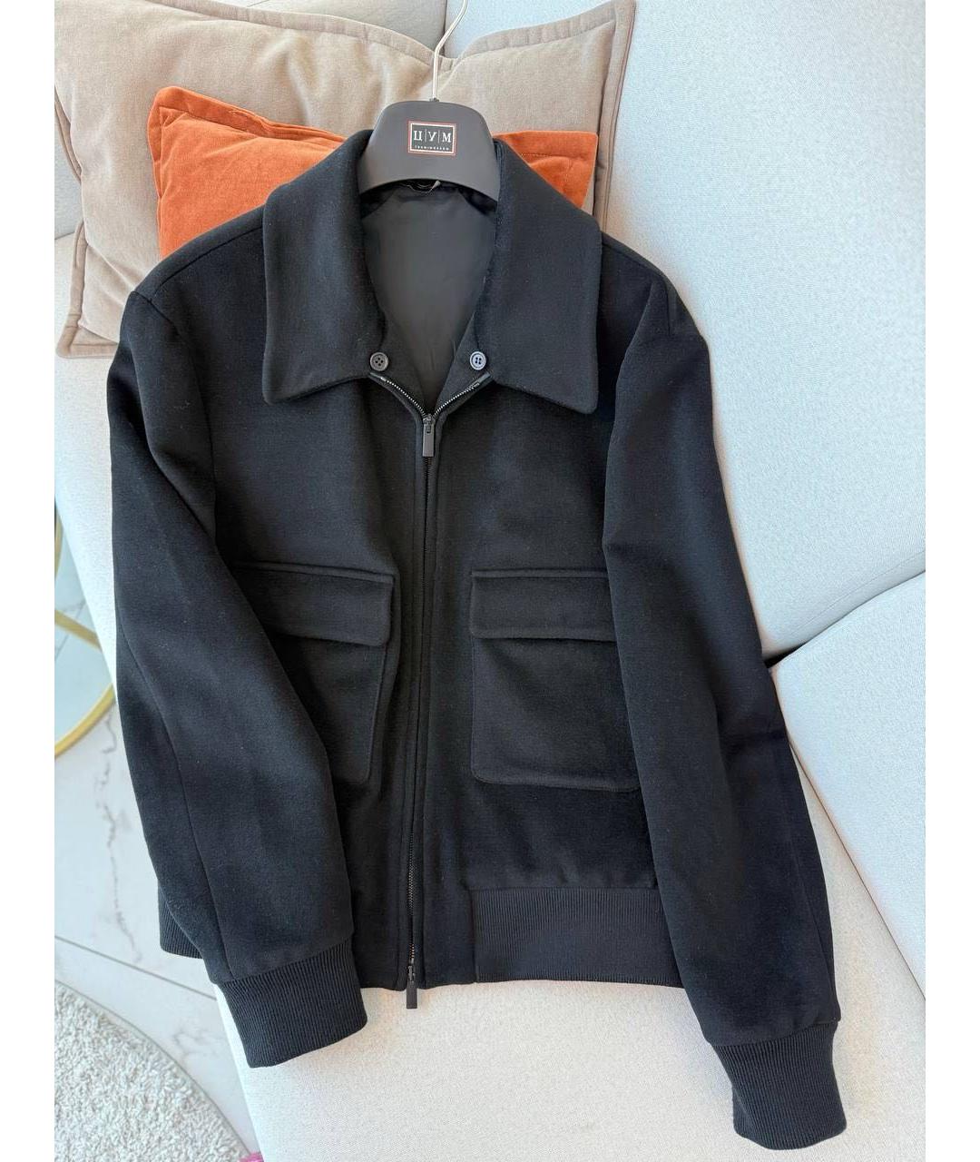 FENDI Черное шерстяное пальто, фото 9