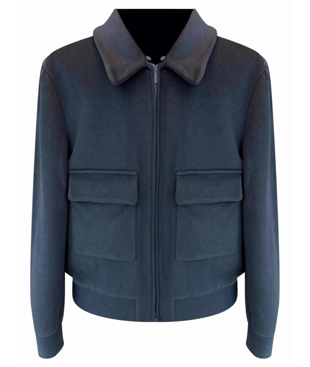 FENDI Черное шерстяное пальто, фото 1