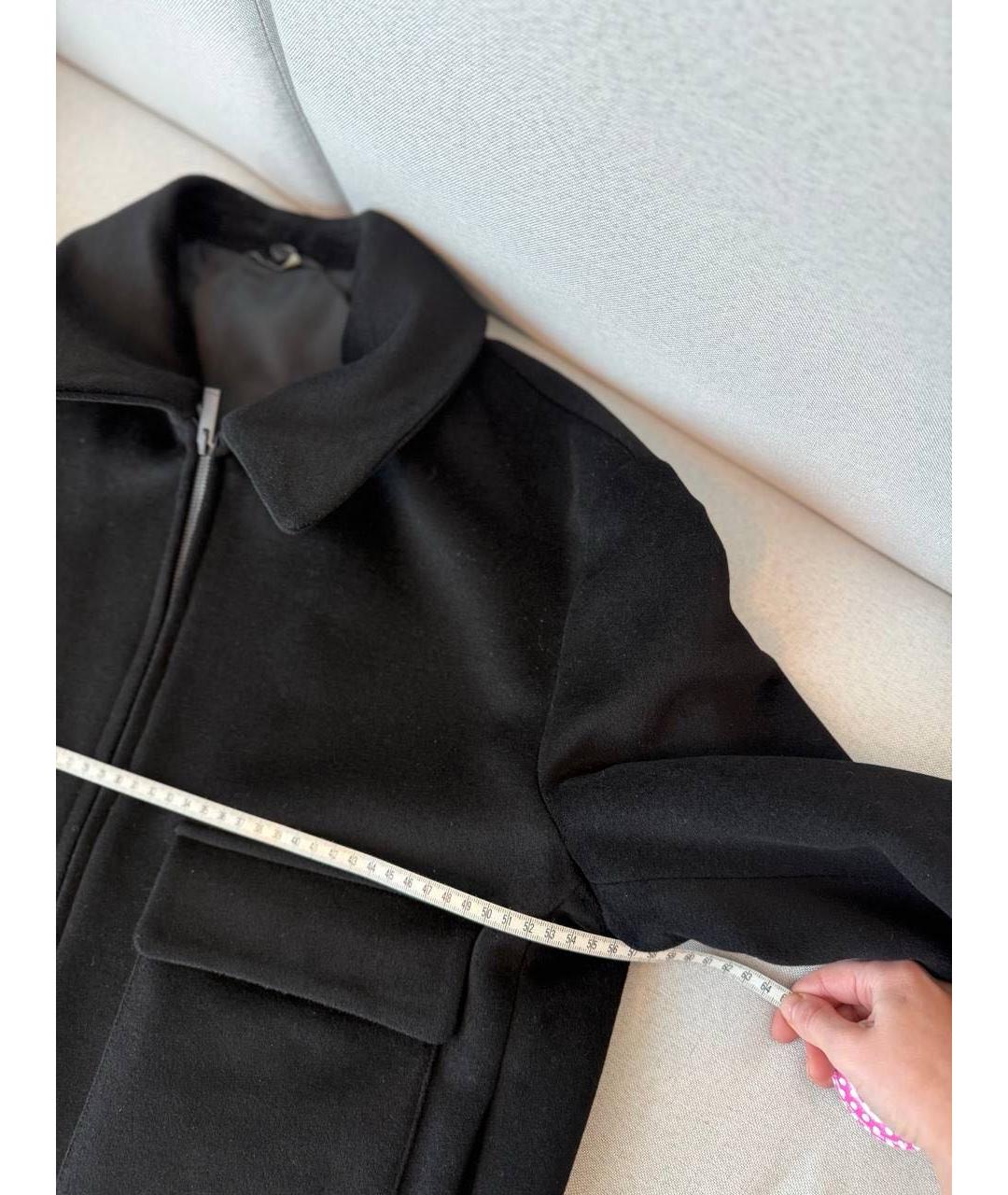 FENDI Черное шерстяное пальто, фото 5
