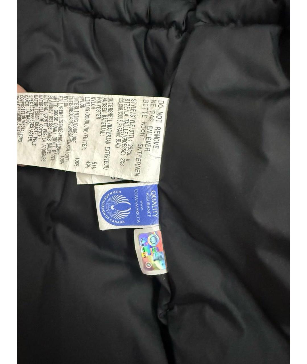 CANADA GOOSE Черная куртка, фото 4