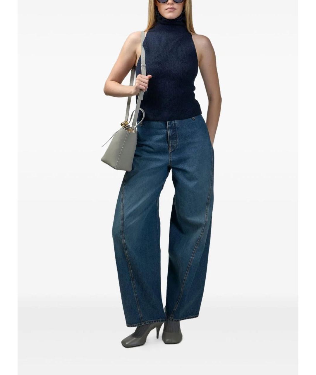 ALAIA Темно-синяя шерстяная жилетка, фото 7