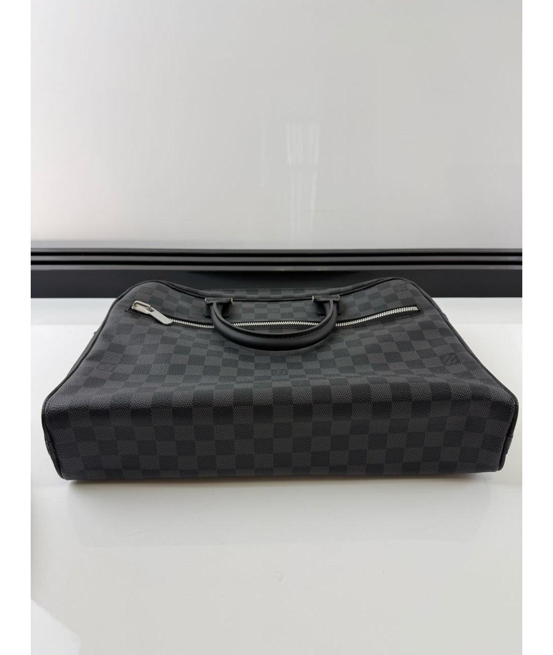 LOUIS VUITTON Кожаный портфель, фото 7