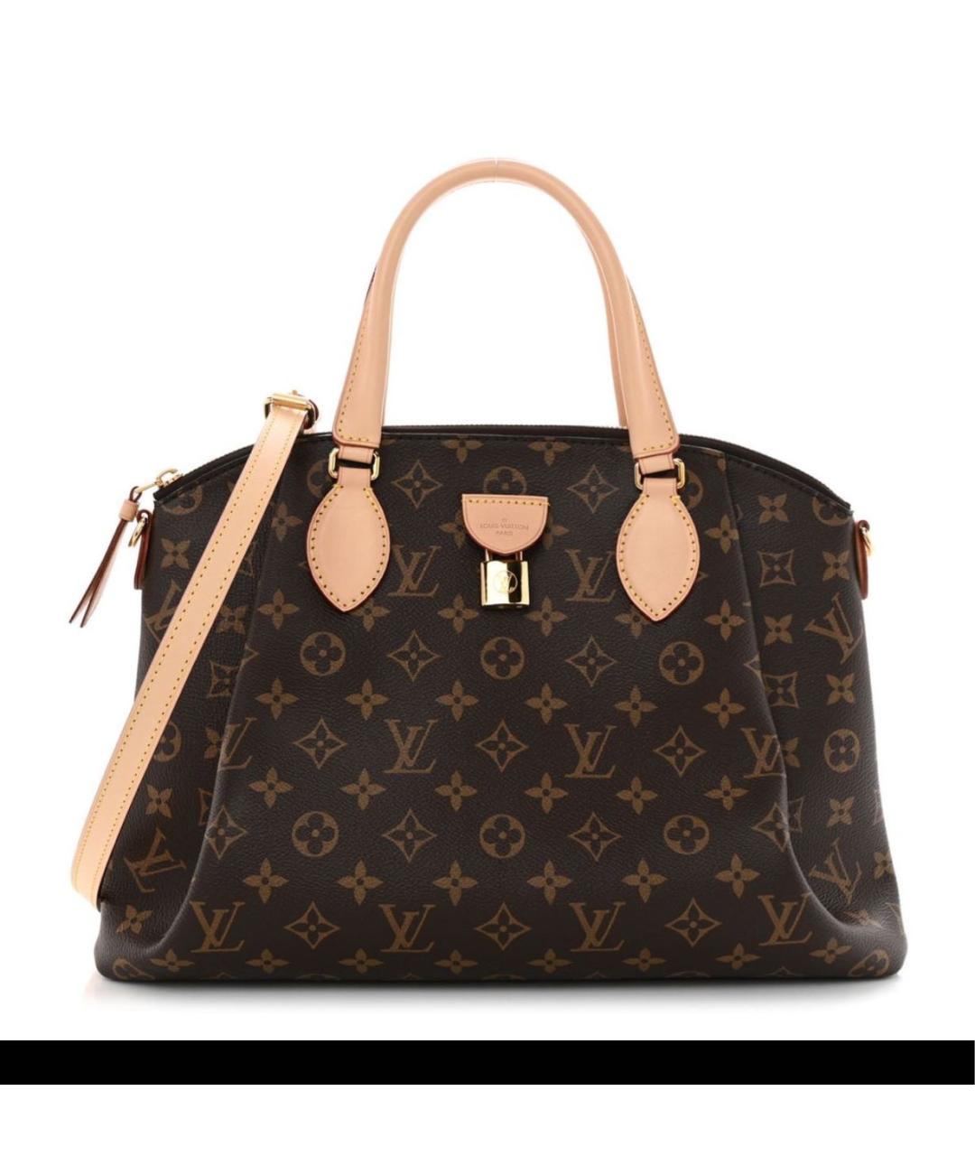 LOUIS VUITTON Коричневая сумка с короткими ручками, фото 4