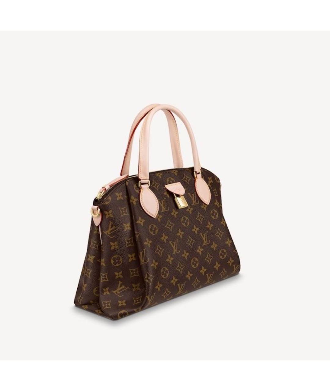 LOUIS VUITTON Коричневая сумка с короткими ручками, фото 3