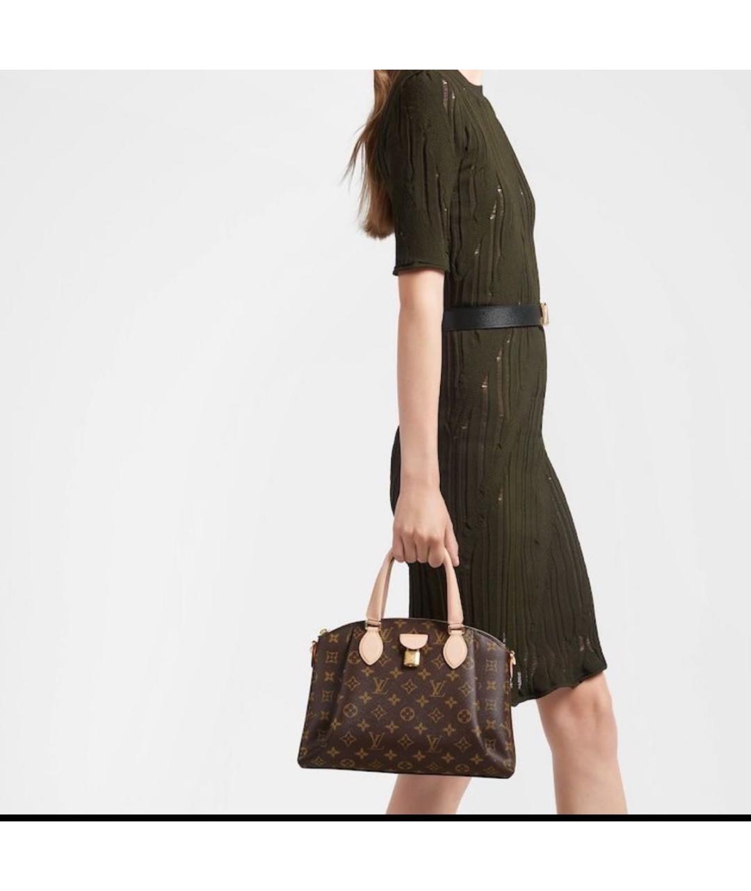 LOUIS VUITTON Коричневая сумка с короткими ручками, фото 2