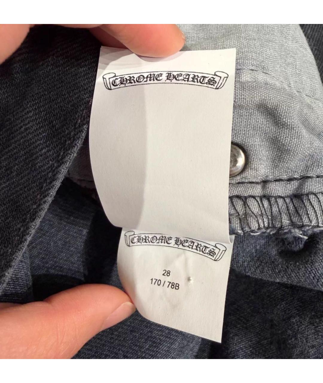 CHROME HEARTS Мульти прямые джинсы, фото 5