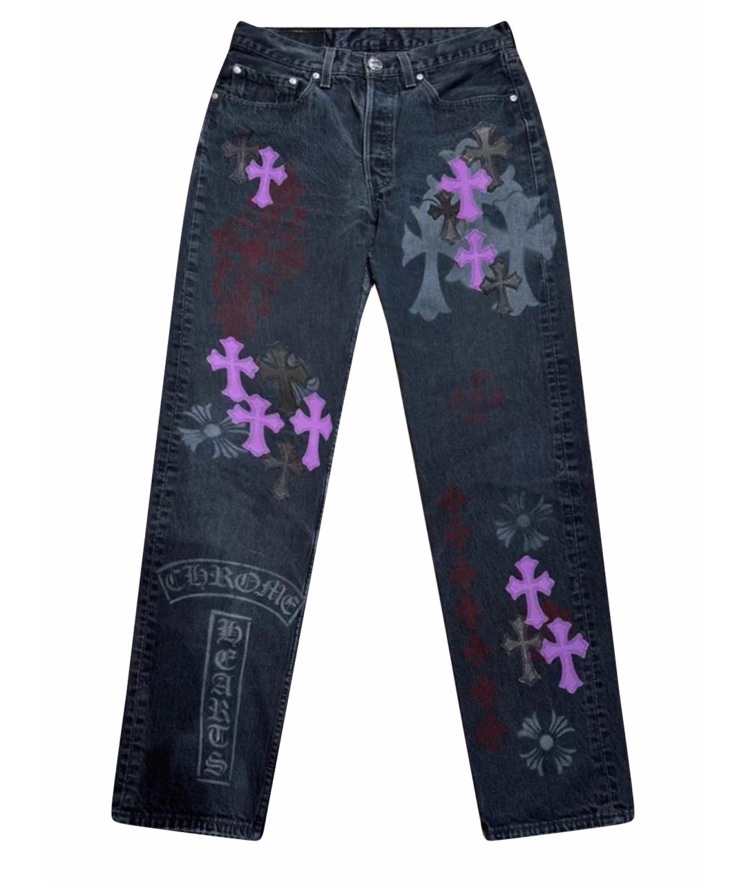 CHROME HEARTS Мульти прямые джинсы, фото 1