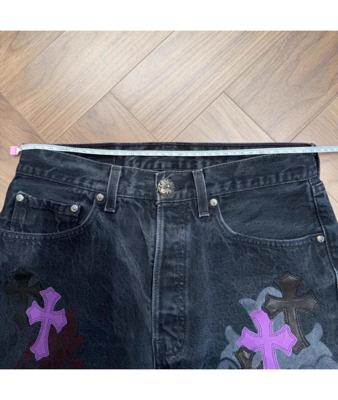 CHROME HEARTS Мульти прямые джинсы, фото 3