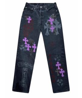 CHROME HEARTS Прямые джинсы