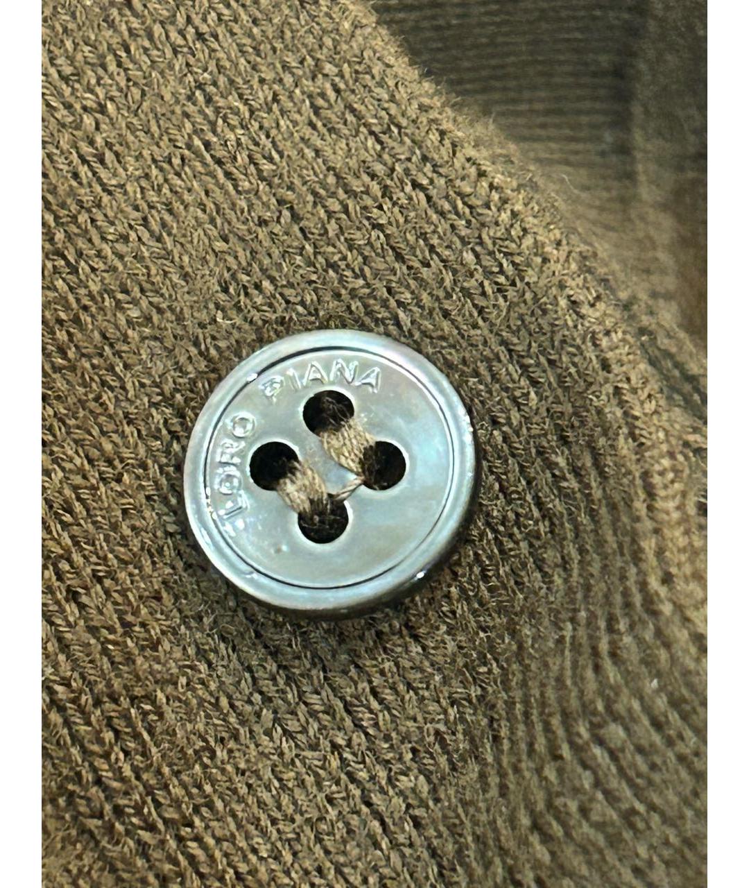 LORO PIANA Коричневый шерстяной джемпер / свитер, фото 6