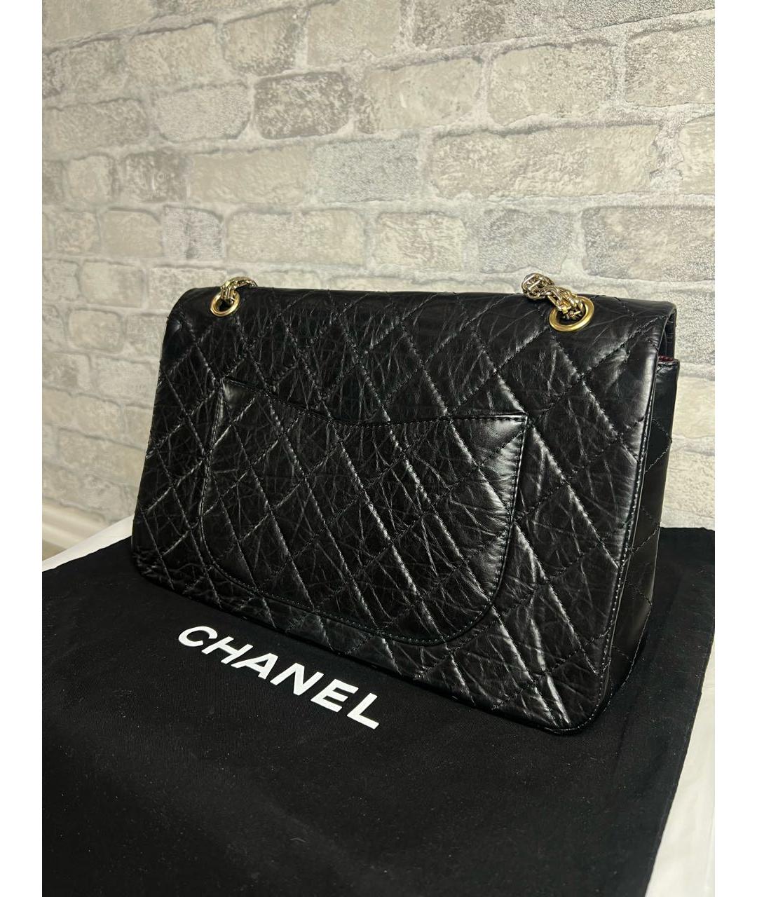 CHANEL Черная кожаная сумка через плечо, фото 4